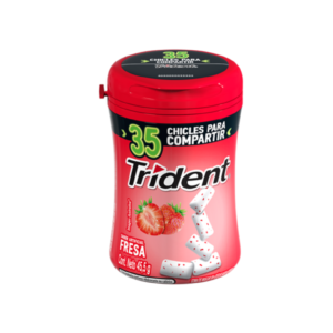 Trident Frutilla Sin Azucar 45,5g